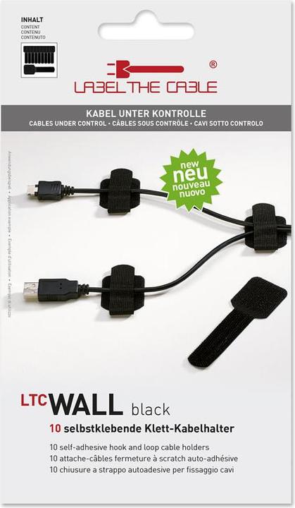 Actual product image Label-the-cable LTC Wall Velcro Cable Ties, pack of 10 (Velcro cable ties, 90 mm, 10 pcs.)