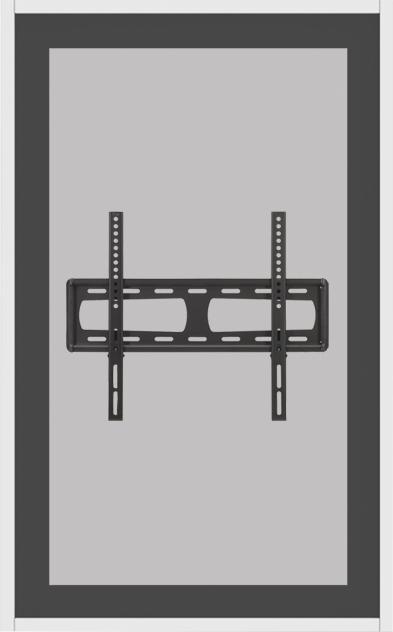Image du produit Hagor HAG-BR-1 Series - Boîtier pour flat panel - verre de sécurité trempé, plaque de plâtre (Mur, 65", 125 kg)