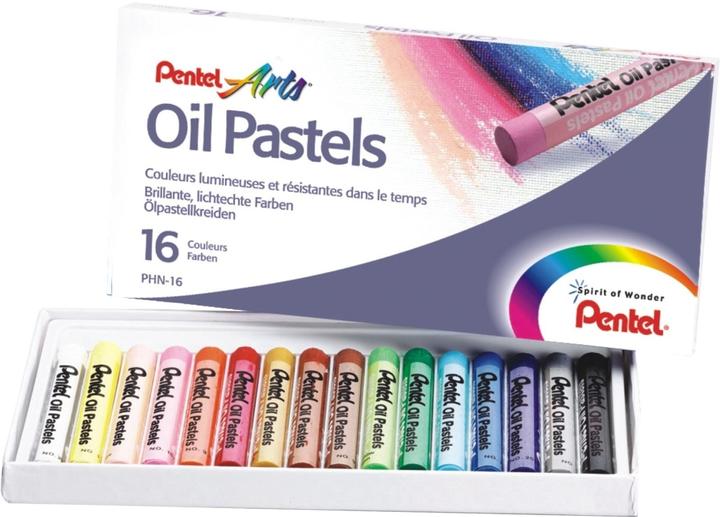 Actual product image Pentel Oil pastel PHN 16s (16x)