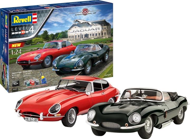 Produktbild Revell Gift Set 100 Years Jaguar