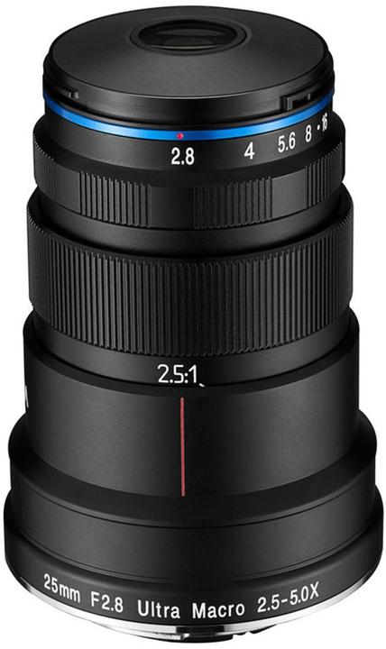 Venus Optic Laowa 25mm f/2.8 2.5-5x UltraMacro Sony FE (Sony E, Plein format)