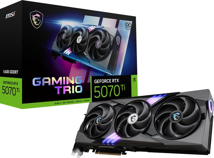 Produktbild MSI GeForce RTX 5070 Ti Gaming Trio OC Plus (16 GB)