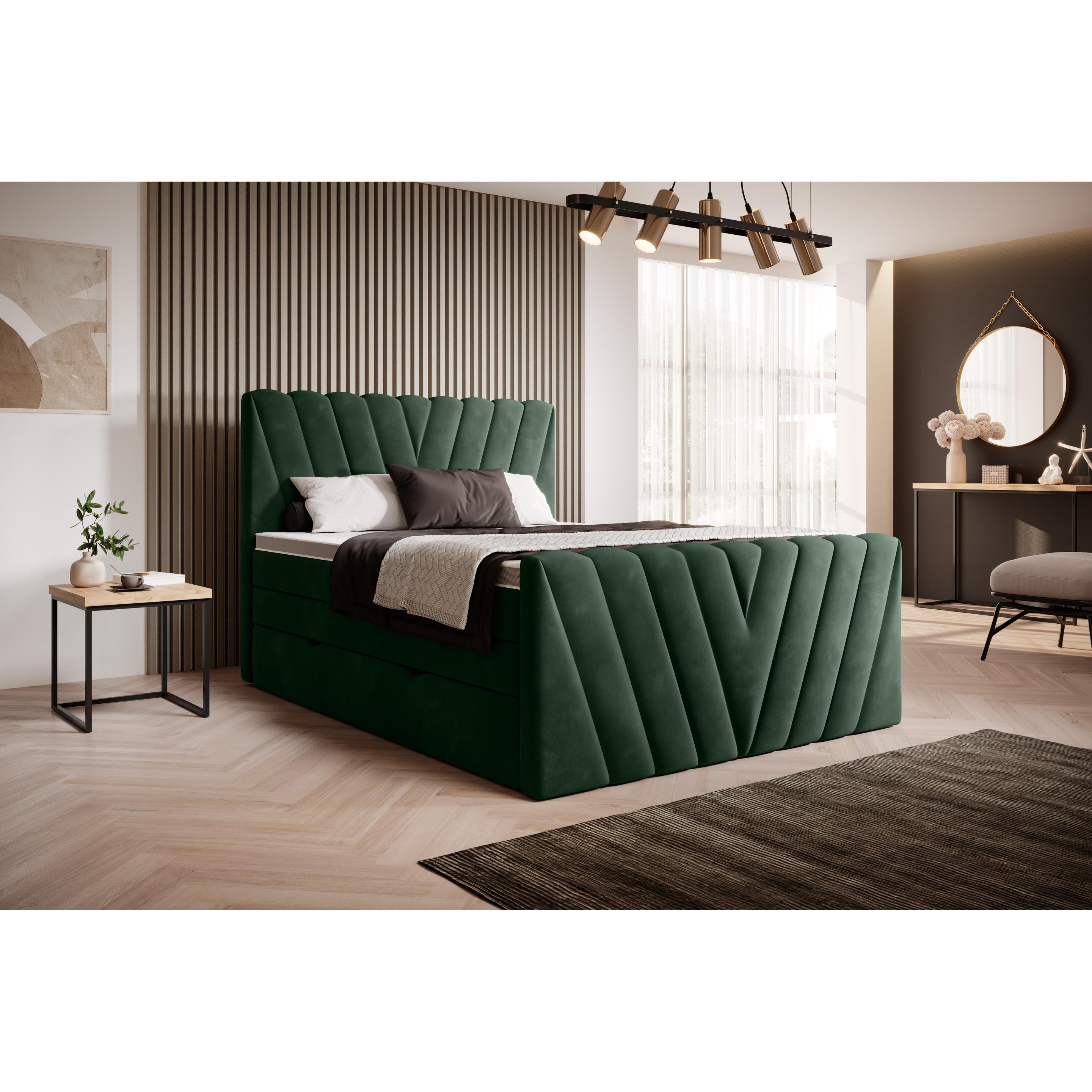 ELTAP, Bett, Candice mit Stauraum (140 x 200 cm)