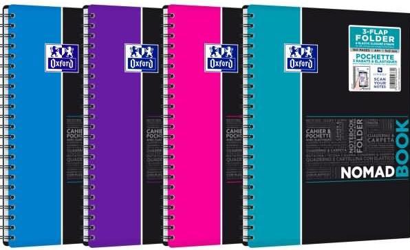 Produktbild Oxford Collegeblock Mappe Nomadbook (A4+, Kariert)