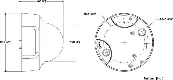 Actual product image Hikvision DS-2CD2126G2-IMS (2.8mm) (1920 x 1080 Pixels)