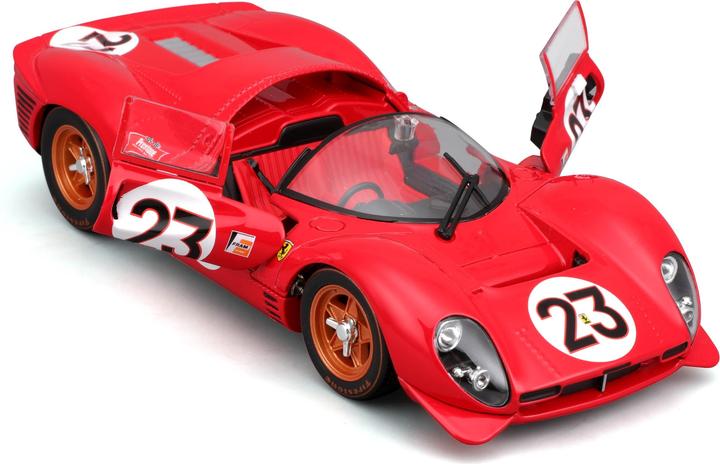 Image du produit Bburago Kit Ferrari Racing 330 P4 Daytona 1/24 rouge