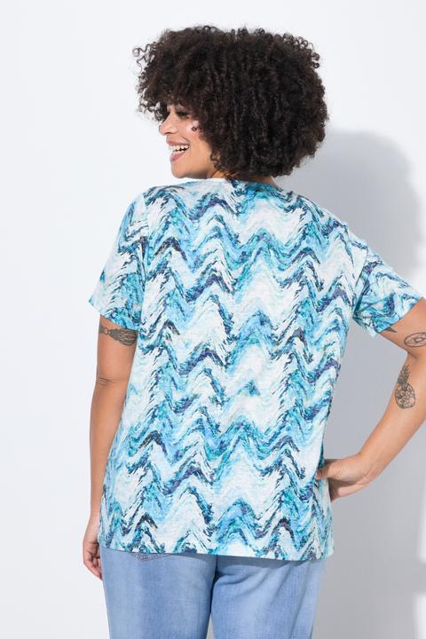 Produktbild Angel of Style T-Shirt, Wellenmuster, Glitzersteinchen (44)