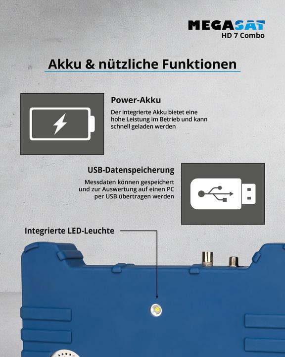 Immagine prodotto Megasat HD 7 Combo Antenna Meter (Tecnologia di misura)