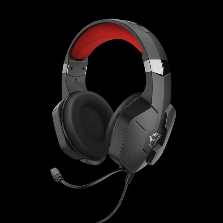 Actual product image Trust Headset GXT 323X Carus Schwarz (Cable)