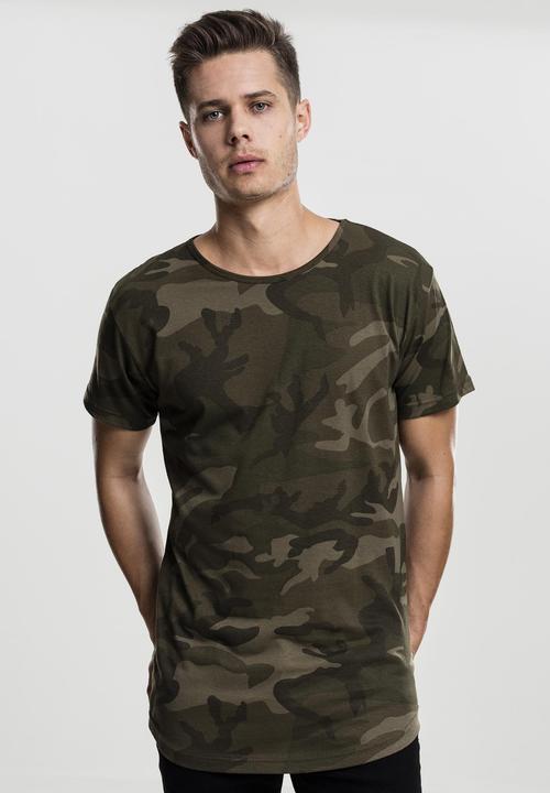 Produktbild Urban Classics Camo Shaped Long Tee (S)