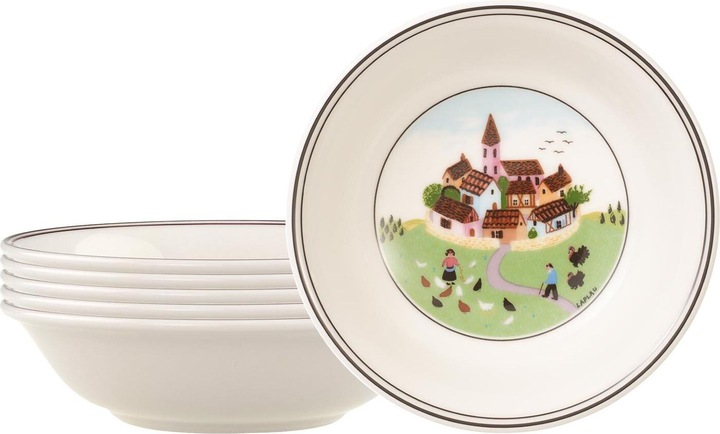 Immagine prodotto Villeroy & Boch Ciotole da dessert di design Naif (14 cm, 0.31 l, 6 x)