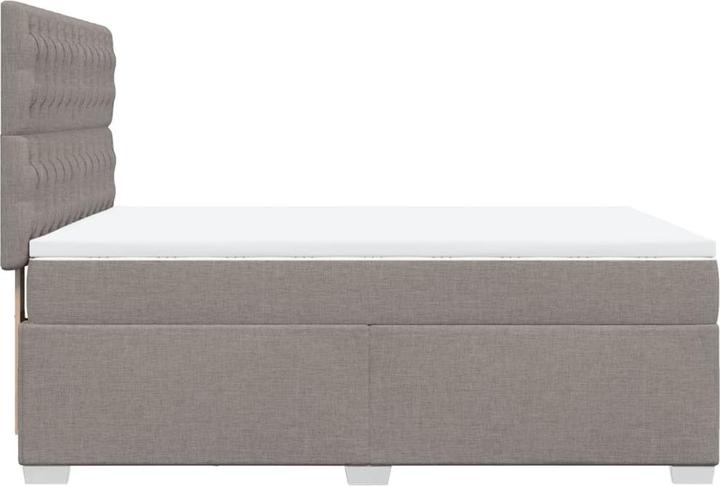 Produktbild vidaXL Bo x springbett mit Matratze 140 x 200 cm Stoff (140 x 200 cm)