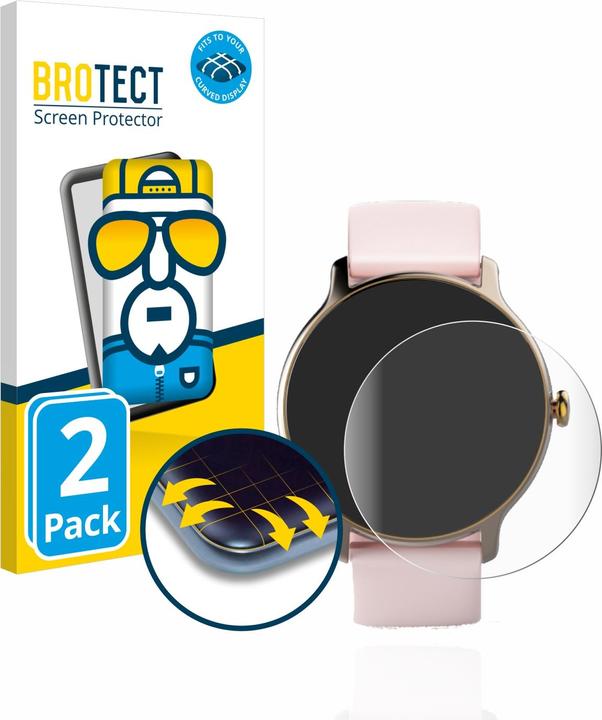 Productafbeelding BROTECT Volledig bedekkende screen protector (Hama Fit Horloge 4910)