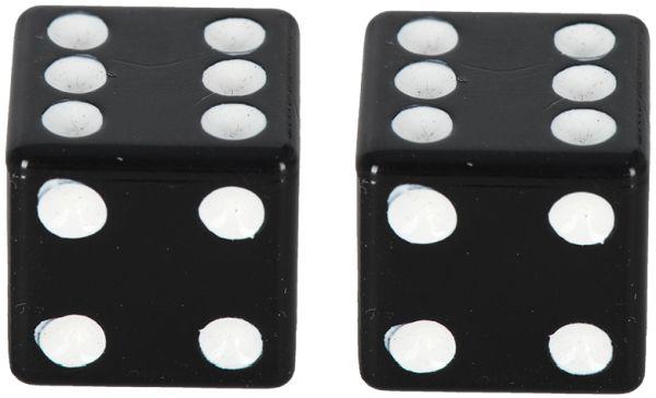 Oxford Lucky Dice Valve Caps black