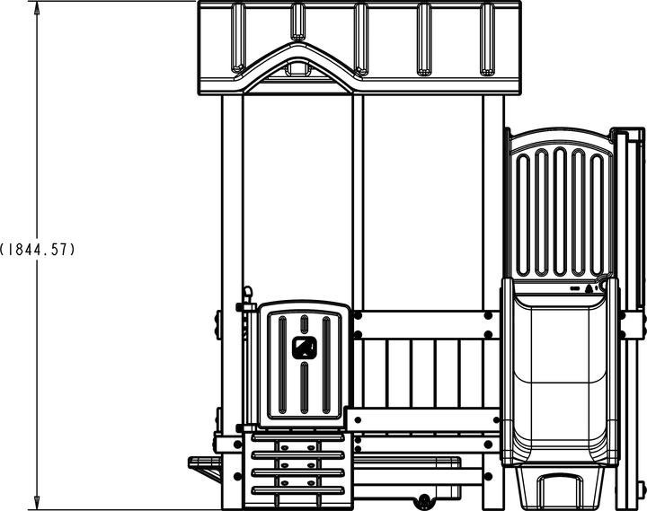 Produktbild Step2 Woodland Adventure Playhouse & Slide