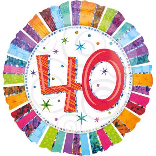 Amscan Folienballon Birthday 40