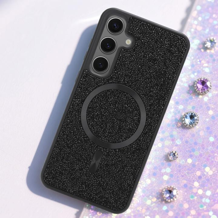 Actual product image Cadorabo Case for Samsung Galaxy S24 PLUS Glitter Sparkle Design (Samsung Galaxy S24+)