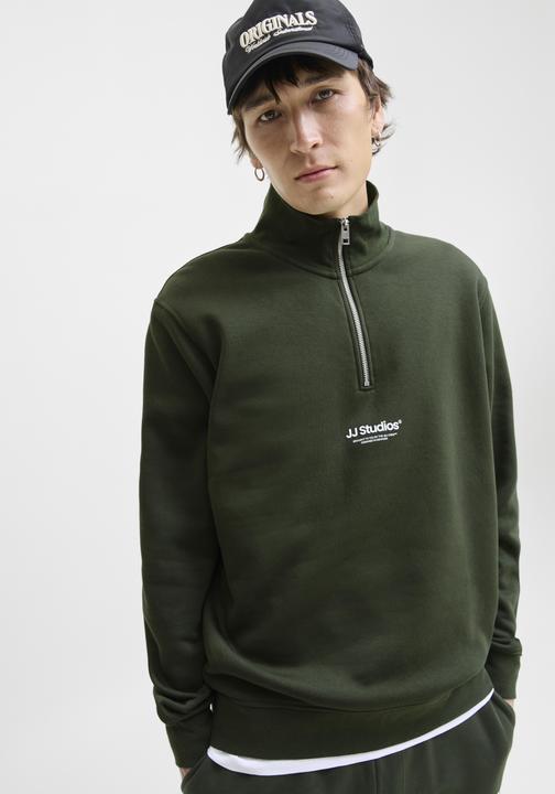 Actual product image Jack & Jones Jjesoho Sweat Quarter Zip Hn Noos (XL)
