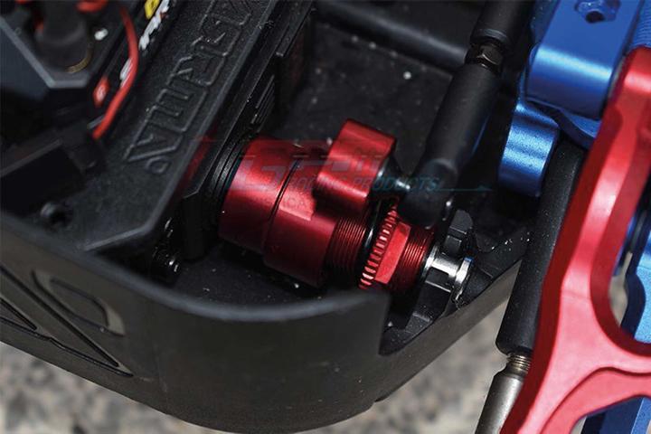 Produktbild GPM Aluminium 7075 Servo Horn 15T mit Feder schwarz ARRMA Kraton, Outcast 8s