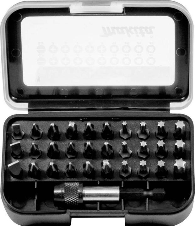 Produktbild Makita Bit Set 31 tlg. 1/4" Torx / Phillips / Schlitz / Pozidriv ( D-30667 ) (Innensechsrund TX, Kreuz Phillips PH, Kreuz Pozidriv PZ, Schraubschlitz)