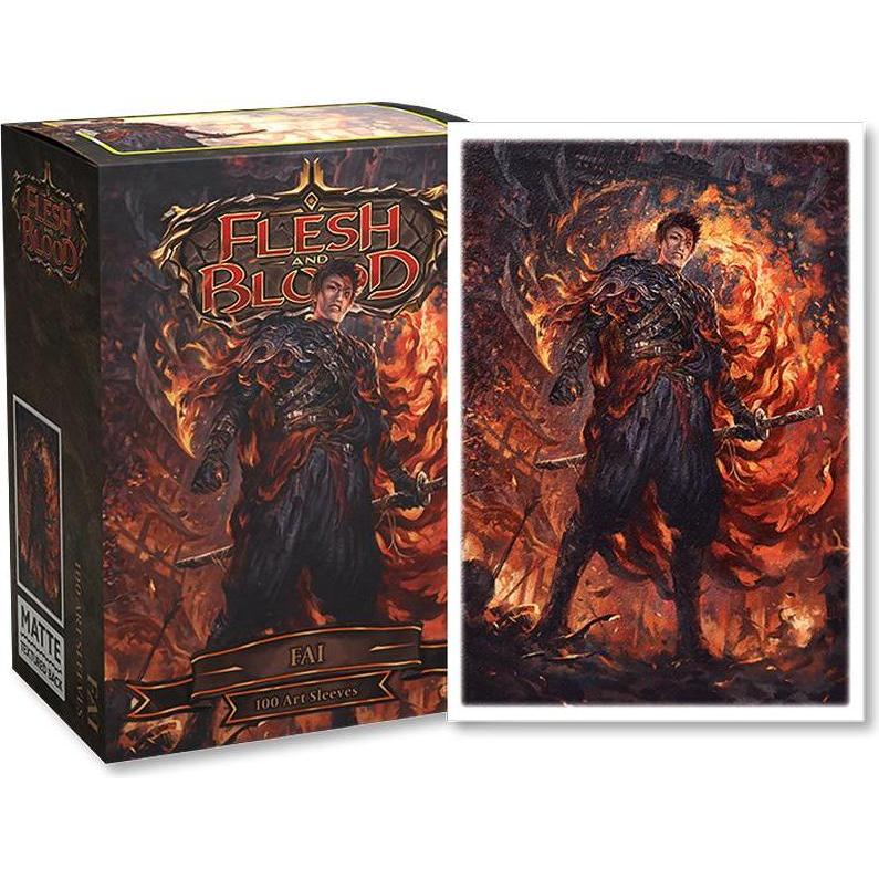 Shield Sleeves DS100 Matte Art  Fai - Flesh and Blood