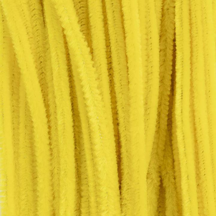 Produktbild Creativ Company Chenille Gelb 30cm, 50Stk. (0.30 m)