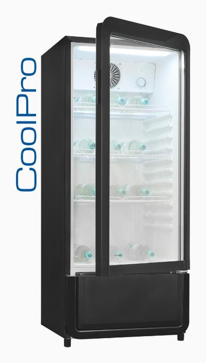 Produktbild Exquisit GKS180-GT430D sw Getrnkekhl. D 200L Glastr 3Ablagen 131x54x56cm (200 l)