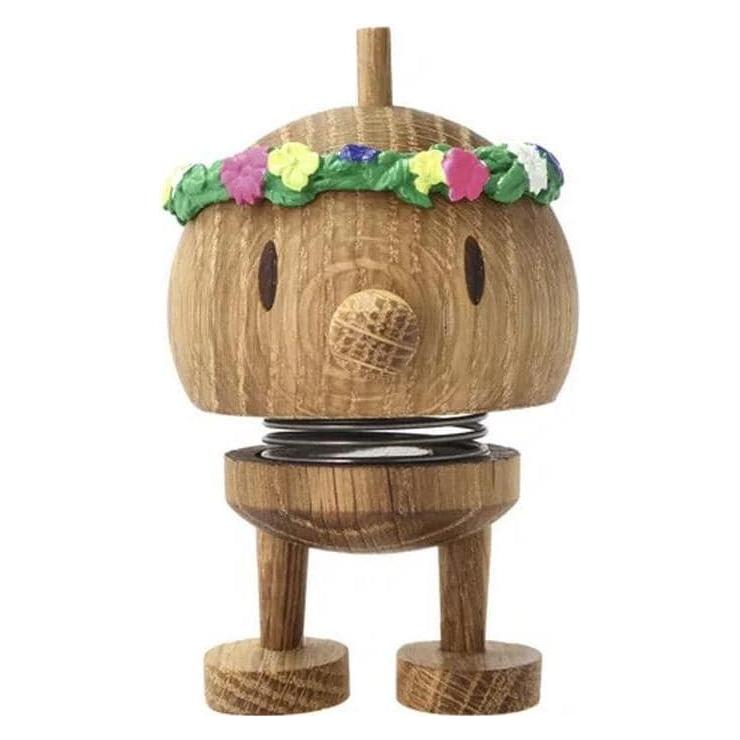 Hoptimist, Decoratieve Beeldjes En Sculpturen, Aufsteller Flower Bumble S Braun, 4.5 X 5.9 X 7.5 Cm