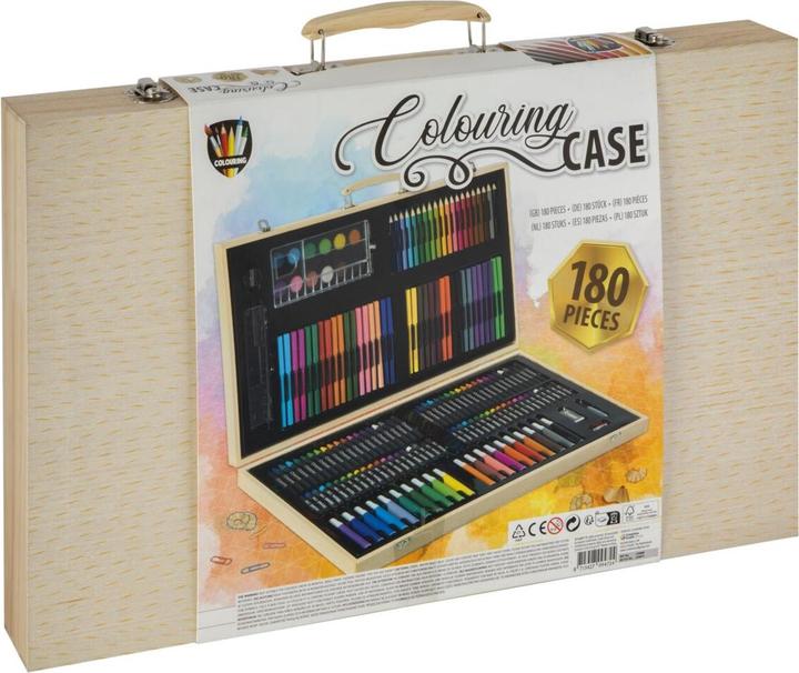 Actual product image Grafix Wooden Colouring Case - 180 pcs (150088) (180x)