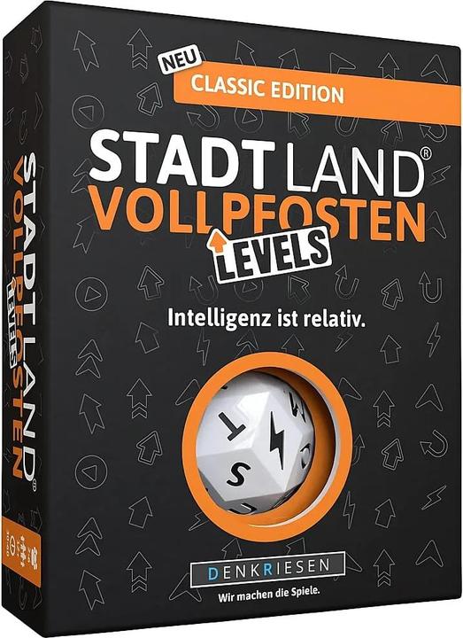 Produktbild Denkriesen Stadt Land Vollpfosten - Levels Classic Edition (d) (Deutsch, 2 - 6 Spieler)