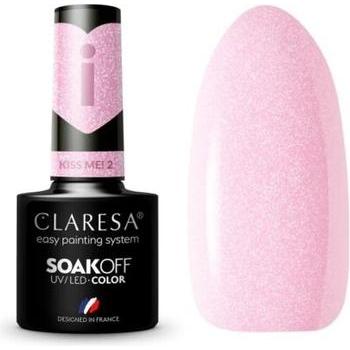 Claresa, Nagellack, Kiss Me! UV-Nagellack 5ml - 2er-Pack (Rosa)