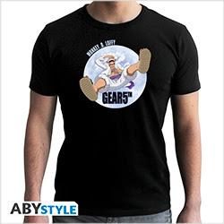 ABYstyle, Herren, Shirt, One Piece T-Shirt (XL) Black New Fit Man: Gear 5th, Schwarz, (XL)