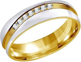 Immagine prodotto Silvego Anello nuziale in acciaio da donna MARIAGE RRC2050-Z - Circuito: 55 mm (55)