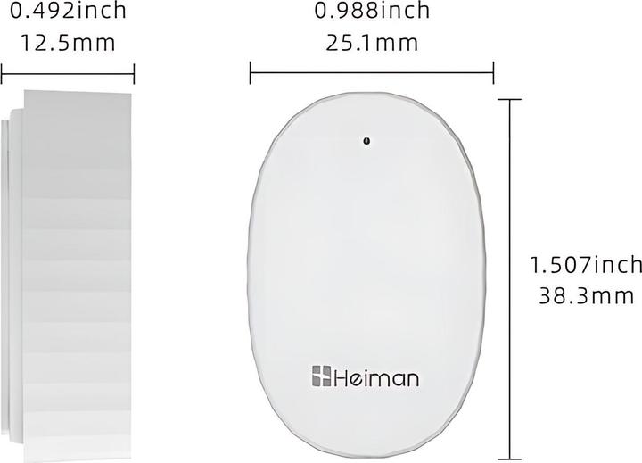 Actual product image Heiman Smart Door Sensor Matter-over-Thread