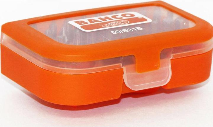Produktbild Bahco 1/4"-Bitsatz für Schlitz, Phillips-, Pozidriv-, Sechskant- und TORX-Schrauben 40,25 mm × 104,90 m (1/4")