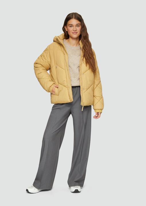 Actual product image S.Oliver Outdoor-Jacke Wattierte Jacke mit Steppung und Kapuze (L)