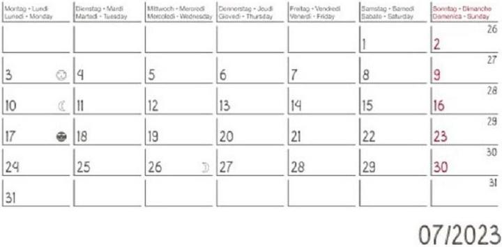 Produktbild Foto-Bastelkalender zum Aufstellen 2023 Weiss (A5)