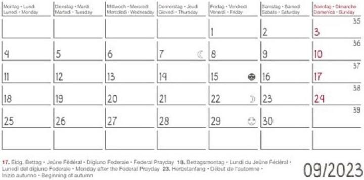 Produktbild Foto-Bastelkalender zum Aufstellen 2023 Weiss (A5)