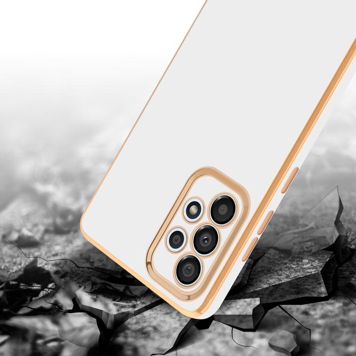 Produktbild Cadorabo Hülle für Samsung Galaxy A33 5G im TPU mit Kameraschutz LM130 Style (Samsung Galaxy A33 5G)