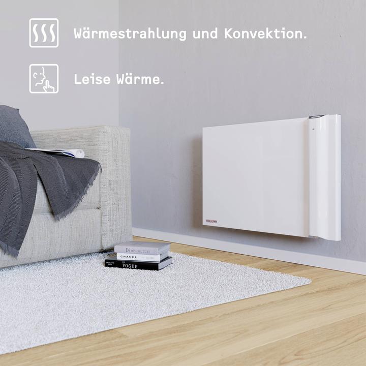 Actual product image Stiebel Eltron CND 75, 0.75 kW Duo wall convector for approx. 9 m², without plug (750 W)