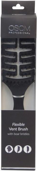 Immagine prodotto ISO Professional Spazzola per capelli, nylon+setola, con spillo OSOM99574