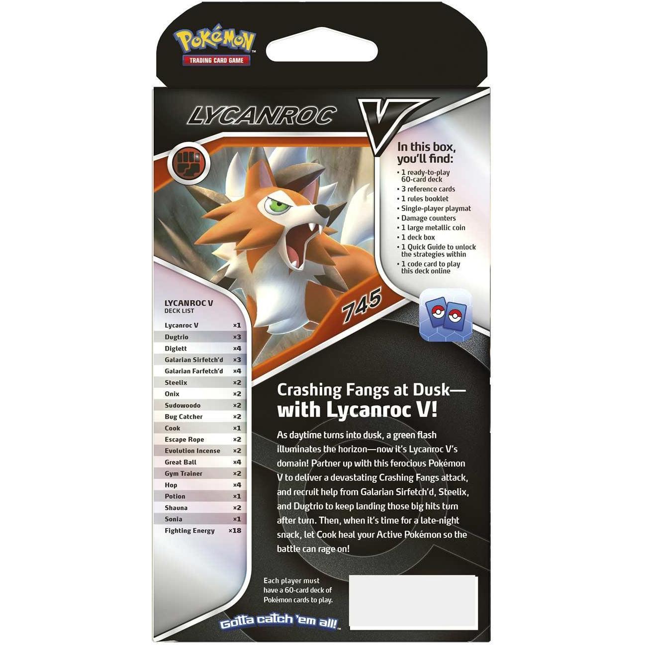 Thumbnail - Pokémon Pokemon TCG - Lycanroc V Battle Deck (Englisch)