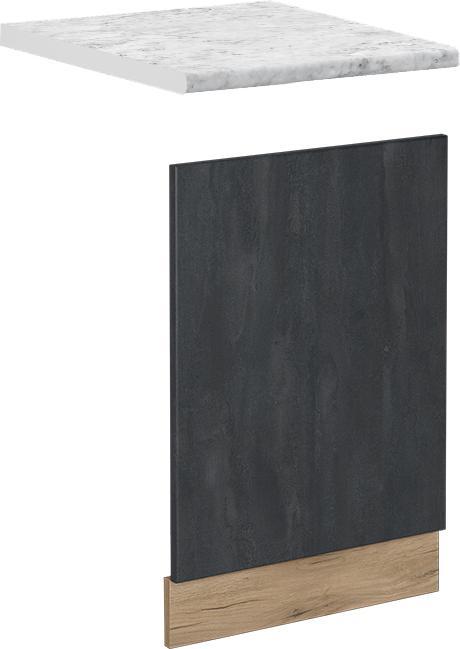 Goldkraft Eiche, Marble-Weiss, Schwarz Beton