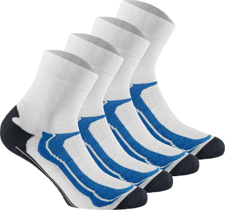 Produktbild Rohner Socken Sportlich Bequem sitzend Basic Quarter Sport (4er Pack, 43 - 46)