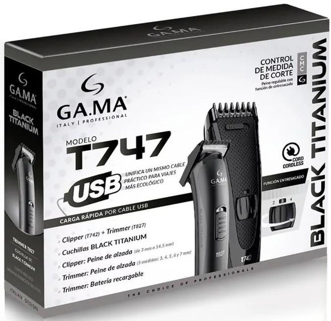 Produktbild GAMA Clipper Set Black Titanium T747