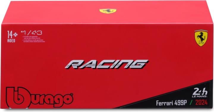Produktbild Bburago Ferrari Racing 499P LMH 2024 1/43 rot