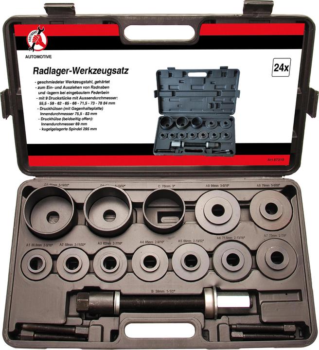 Actual product image BGS Wheel Bearing Tool Set universal 21 pcs.