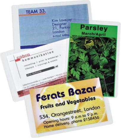 Produktbild Leitz Laminier-Folientasche (54 x 86 mm, 100 Stk., 125 µm)