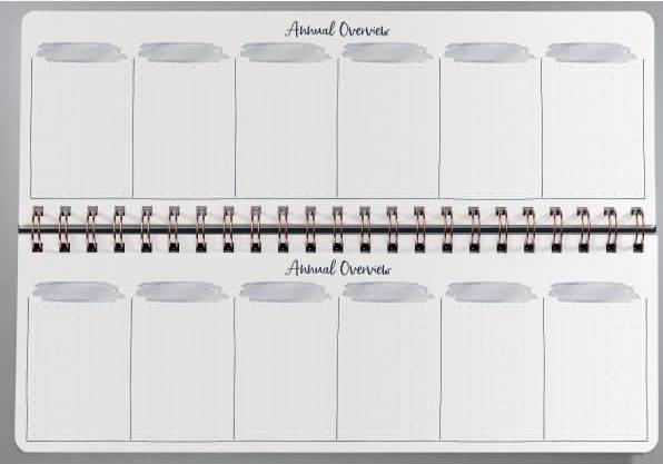 Image du produit Jolie Agenda hebdomadaire (30 x 11.4 cm, Couverture rigide, Anglais)