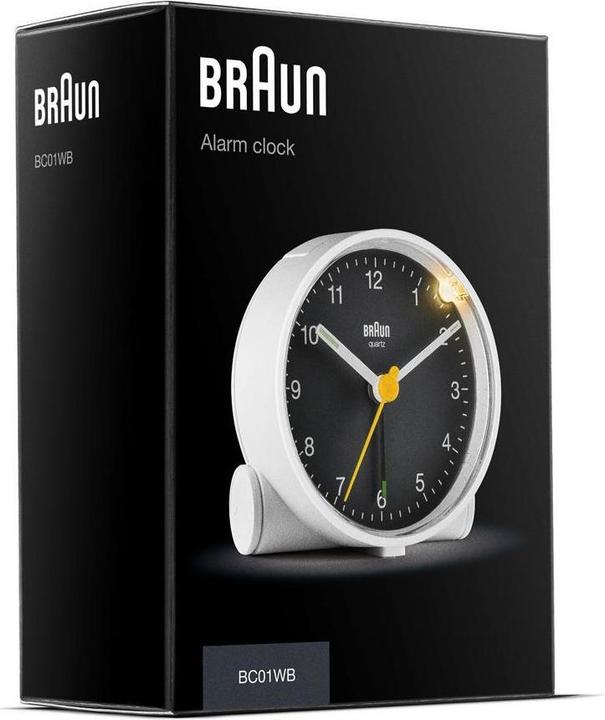Actual product image Braun BC 01 WB Quartz Alarm Clock